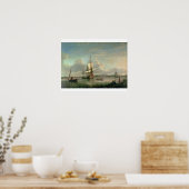 Gunship on the Thames of Woolwich Poster (Keuken)