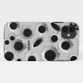 GunShots Holes Funny iPhone 5 Hoesje (Achterkant (horizontaal))