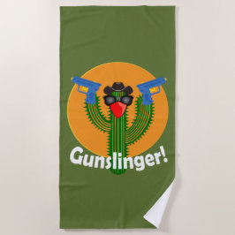 Gunsliger Cactus Design - Beach Towel Strandlaken