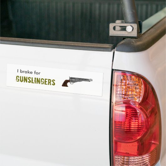 Gunslinger Bumpersticker (Op Truck)