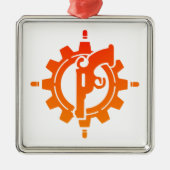 Gunslinger Sharpschutter Sniper Gunner DnD Metalen Ornament (Voorkant)