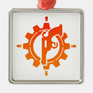 Gunslinger Sharpschutter Sniper Gunner DnD Metalen Ornament