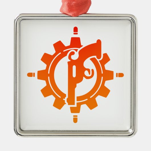 Gunslinger Sharpschutter Sniper Gunner DnD Metalen Ornament (Voorkant)