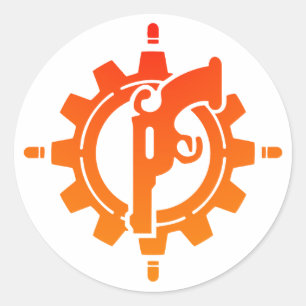 Gunslinger Sharpschutter Sniper Gunner DnD Ronde Sticker