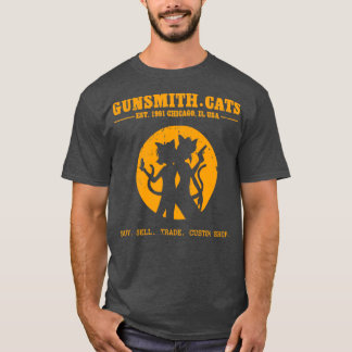 Gunsmith Cats Shop oranje T-shirt