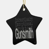 Gunsmith Extraordinaire Keramisch Ornament (Links)