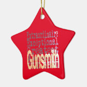 Gunsmith Extraordinaire Keramisch Ornament (Links)