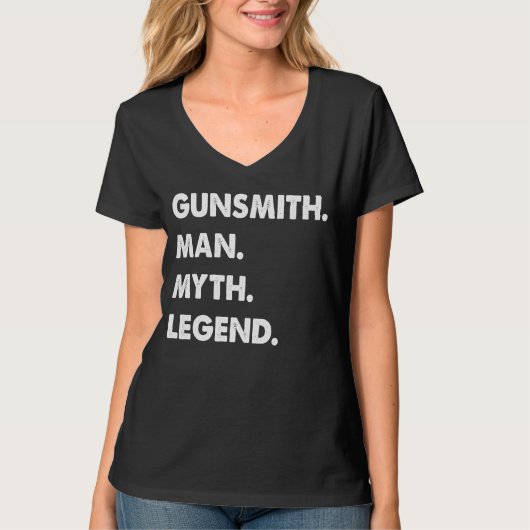 Gunsmith Man Myth Legend T-shirt (Voorkant)