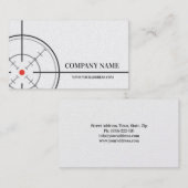 Gunsmith Shop Target White Visitekaartje (Voorkant / Achterkant)