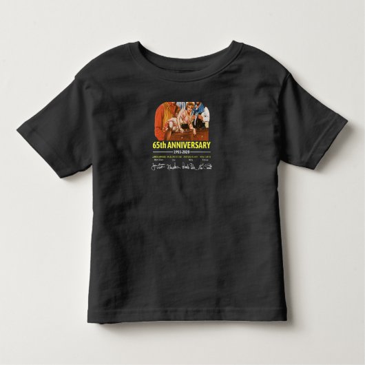 Gunsmoke 65th Anniversary 19552020 Signature Kinder Shirts (Voorkant)