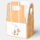 Gunst Geschenkdoos Cute Chick Cake Oranje Streep Bedankdoosjes (Geopend)