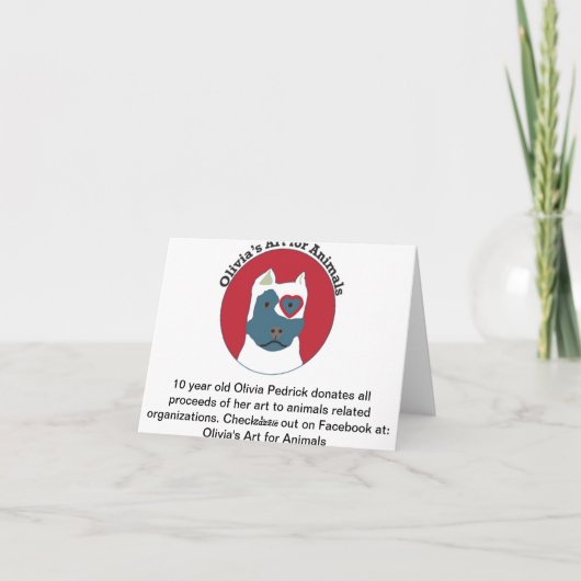 Gunst Kaart (Achterkant)