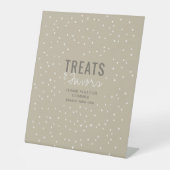 Gunst & Smaak Avontuur Wacht Neutrale Sterren Reclamebord Met Voetstuk (Voorkant)