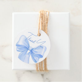 Gunst Tags dank u Baby shower. Bedankjes Labels