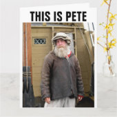 GUNSTIG OVERGEZIEN VOOR HAAR WENSKAARTEN KAART (Gele Bloem)