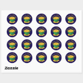 Gunstige Diwali Ronde Sticker (Vel)