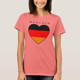 Günstiges München-Herz-Shirt Deutschland WM 2010 T-shirt