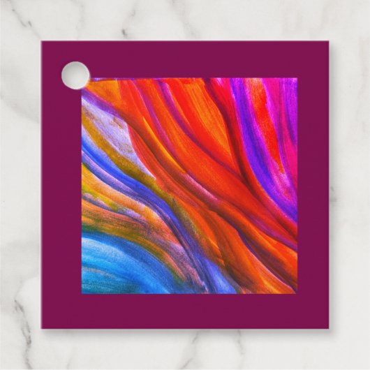 gunstkaart bedankjes labels (Voorkant)