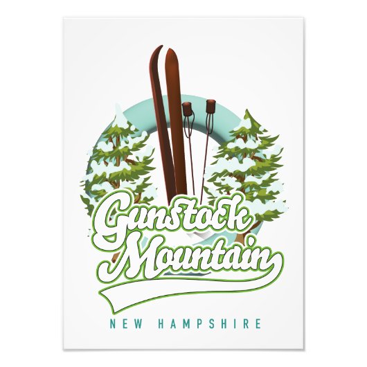 Gunstock Mountain New Hampshire poster (Voorkant)
