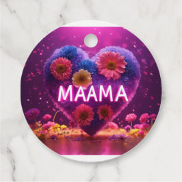 Gunsttags voor het geven van mama bedankjes labels