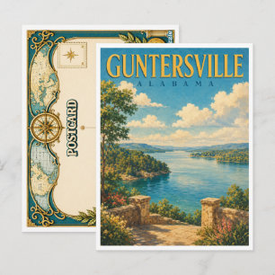 Guntersville Alabama Lake Guntersville GeoSaga Briefkaart