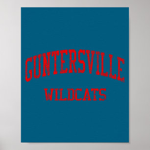 Guntersville middelbare school hs guntersville al  poster