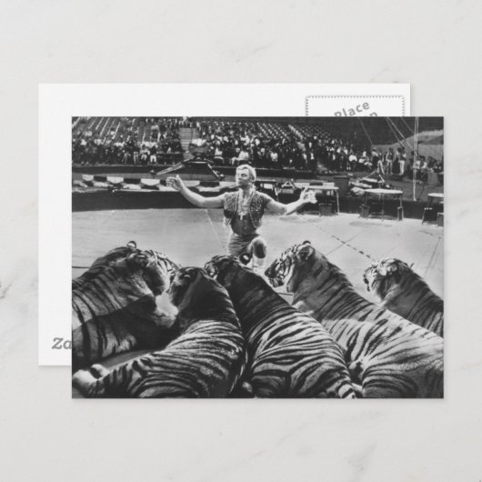 Gunther Gebel-Williams 1969 Briefkaart (Voorkant / Achterkant)