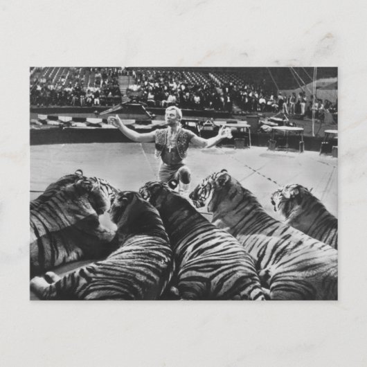 Gunther Gebel-Williams 1969 Briefkaart (Voorkant)