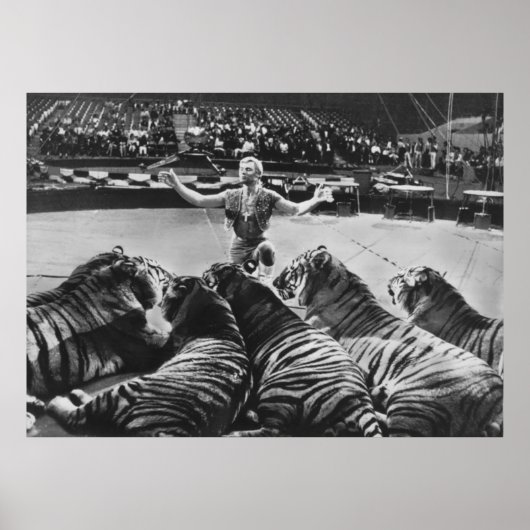 Gunther Gebel-Williams 1969 Poster (Voorkant)