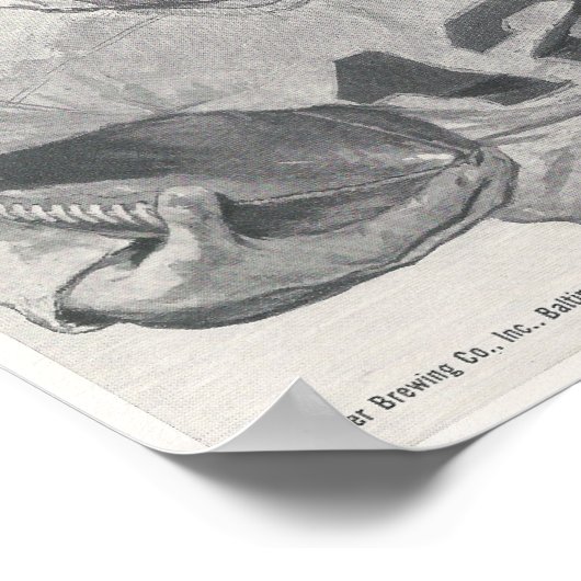 Gunther's Beer Ad 1954 Poster (Hoek)