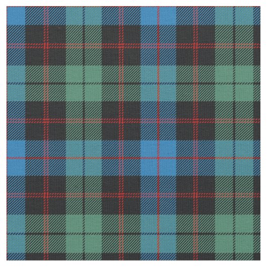 Gunthrie Tartan Print Stof (Close Up)