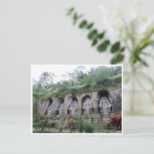 gunung kawi bali briefkaart (Staand voorkant)