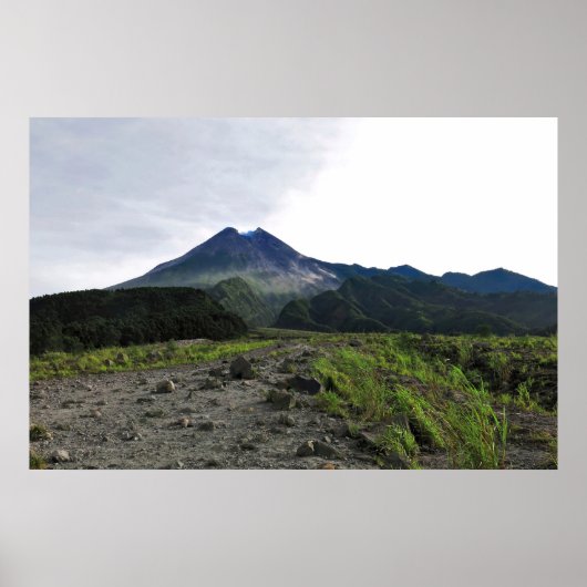 Gunung Merapi Poster (Voorkant)
