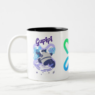 Gupipi coffee cup tweekleurige koffiemok