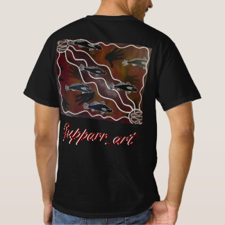 Gupparr_Art Zwart Jood vis shirt