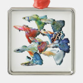 Guppies Metalen Ornament (Voorkant)