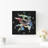 Guppies Vierkante Klok (Huis)