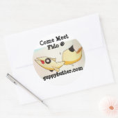 Guppy boter kom Fido Sticker ontmoeten (Envelop)