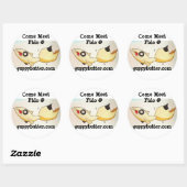 Guppy boter kom Fido Sticker ontmoeten (Vel)