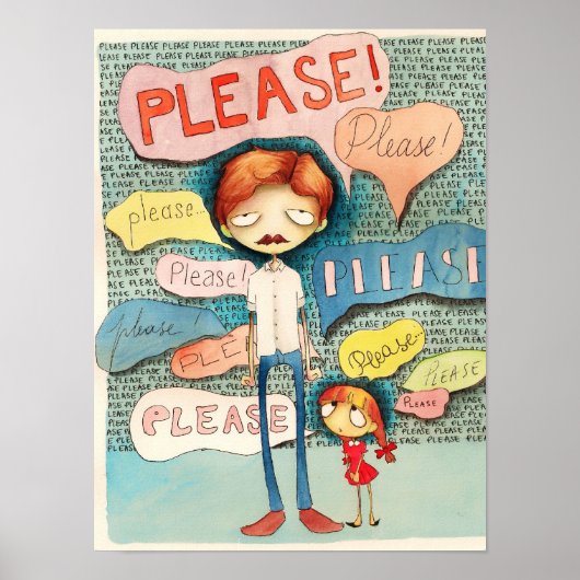 Guppy Butter - Alsjeblieft! Poster (Voorkant)