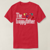 Guppy Father Guppys Pa Pa papa Guppies Aquarium T-shirt (Design voorkant)