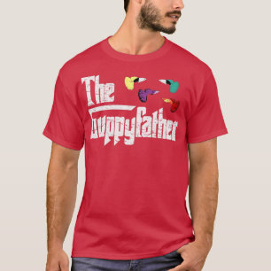 Guppy Father Guppys Pa Pa papa Guppies Aquarium T-shirt