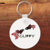 Guppy Kiss Sleutelhanger (Voorkant)