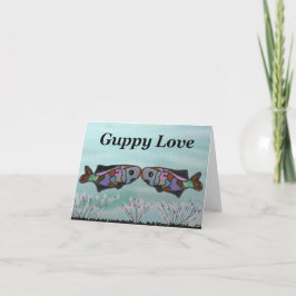 Guppy Liefde Bedankkaart