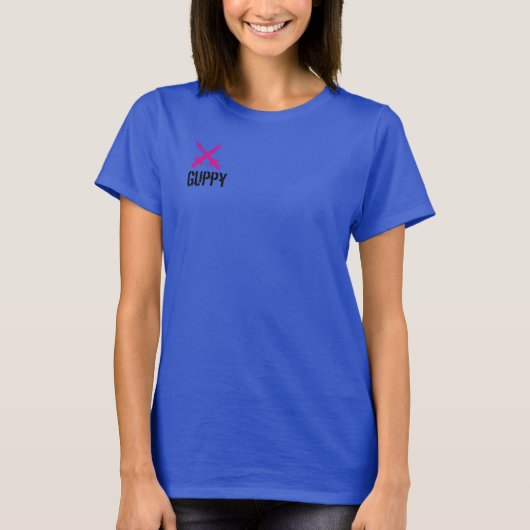 Guppy op maat t-shirt (Voorkant)