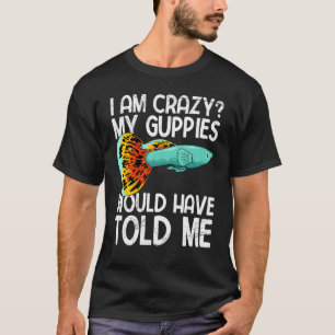 Guppy Vissen Aquarium Aquarist T-shirt