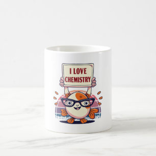 Guppy's en scheikunde leuk vinden koffiemok