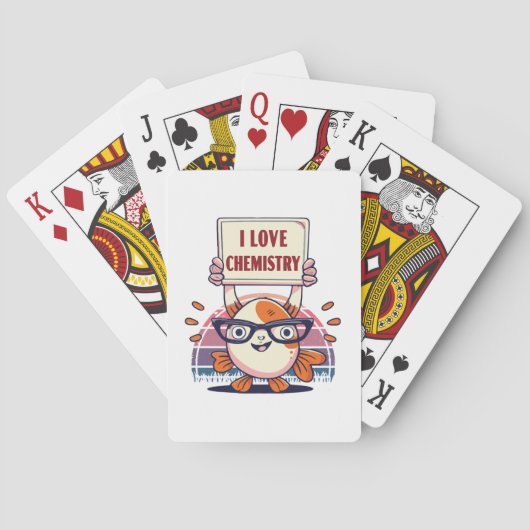Guppy's en scheikunde leuk vinden pokerkaarten (Achterkant)