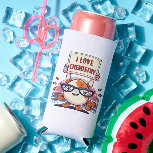 Guppy's en scheikunde leuk vinden seltzer blikjeskoeler (Insitu Zomer)