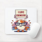 Guppy's en scheikunde liefhebber muismat (Met muis)